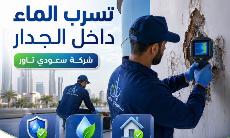 تسرب الماء داخل الجدار