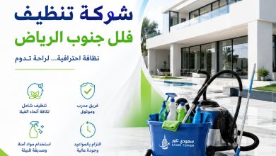 شركة تنظيف فلل جنوب الرياض