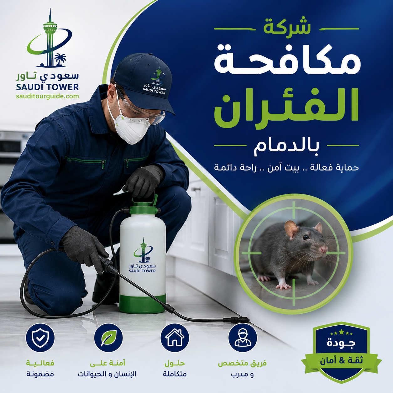 شركة مكافحة الفئران بالدمام