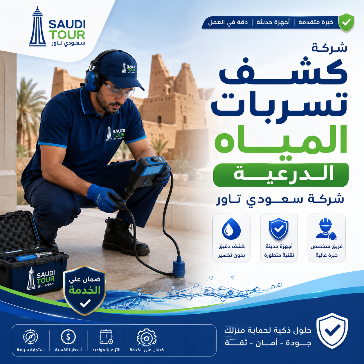 شركة كشف تسربات المياه الدرعية