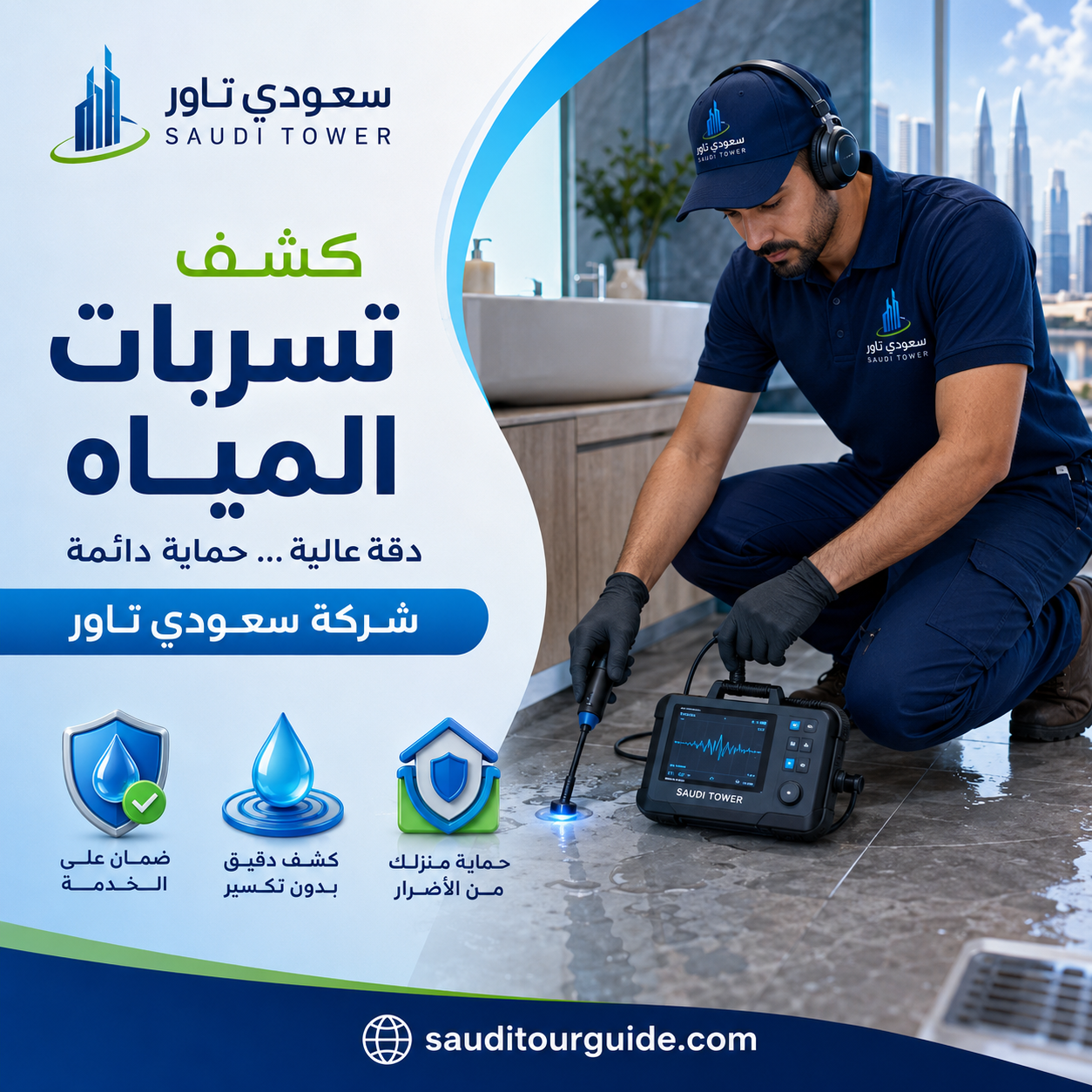 شركة كشف تسربات المياه مرات