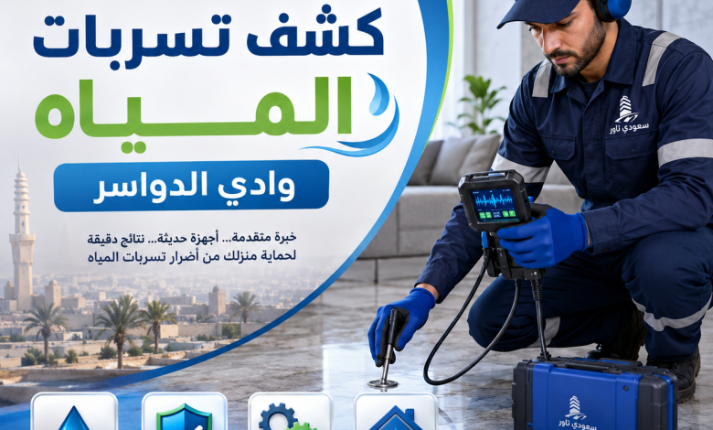 شركة كشف تسربات المياه وادي الدواسر