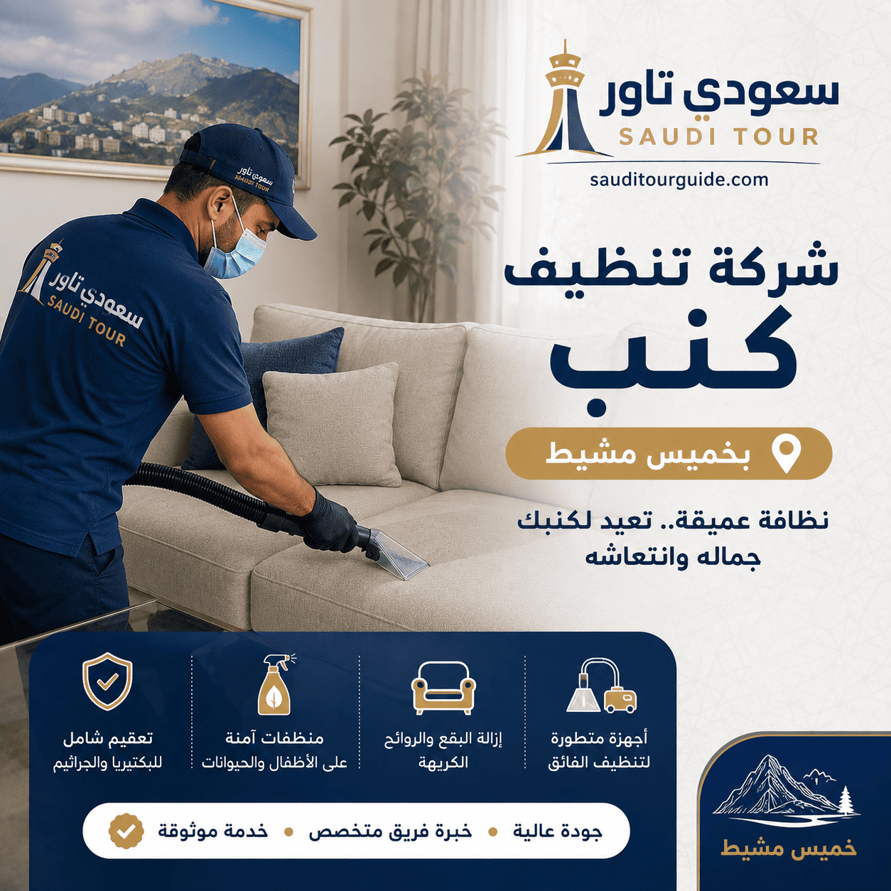 شركة تنظيف كنب بخميس مشيط
