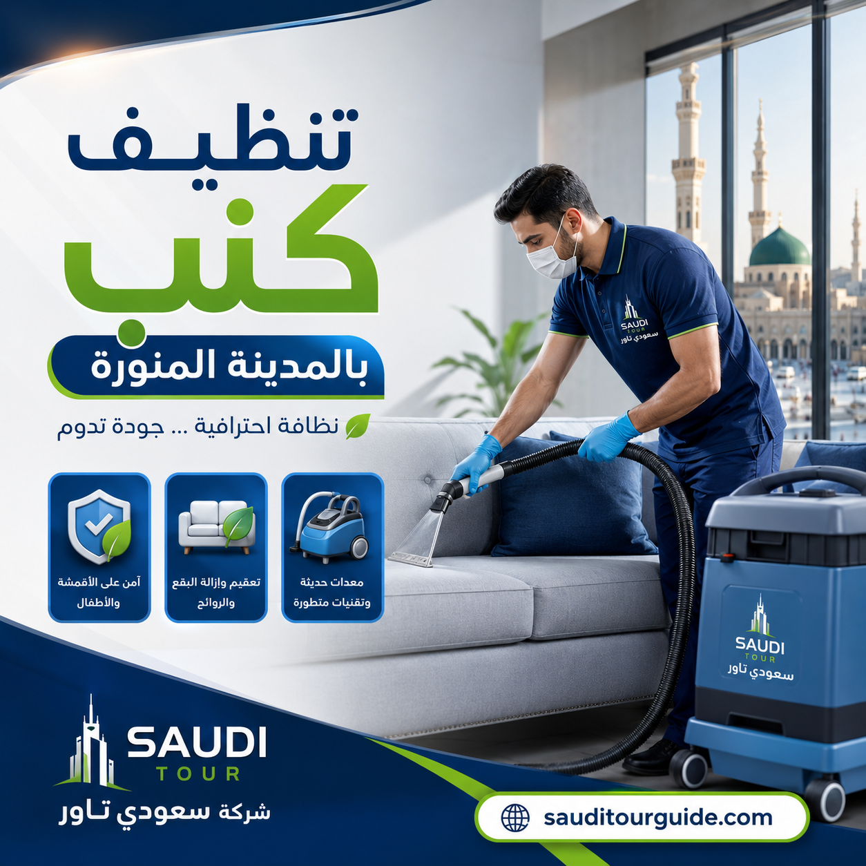 افضل شركة تنظيف كنب بالمدينة المنورة