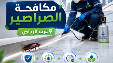 شركة مكافحة الصراصير غرب الرياض