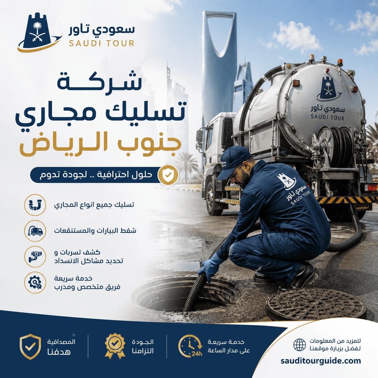 شركة تسليك مجاري جنوب الرياض