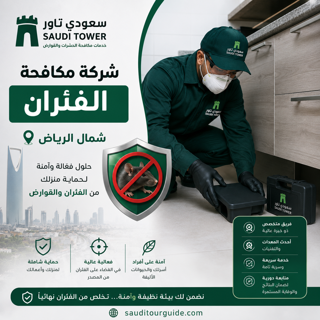 شركة مكافحة الفئران شمال الرياض