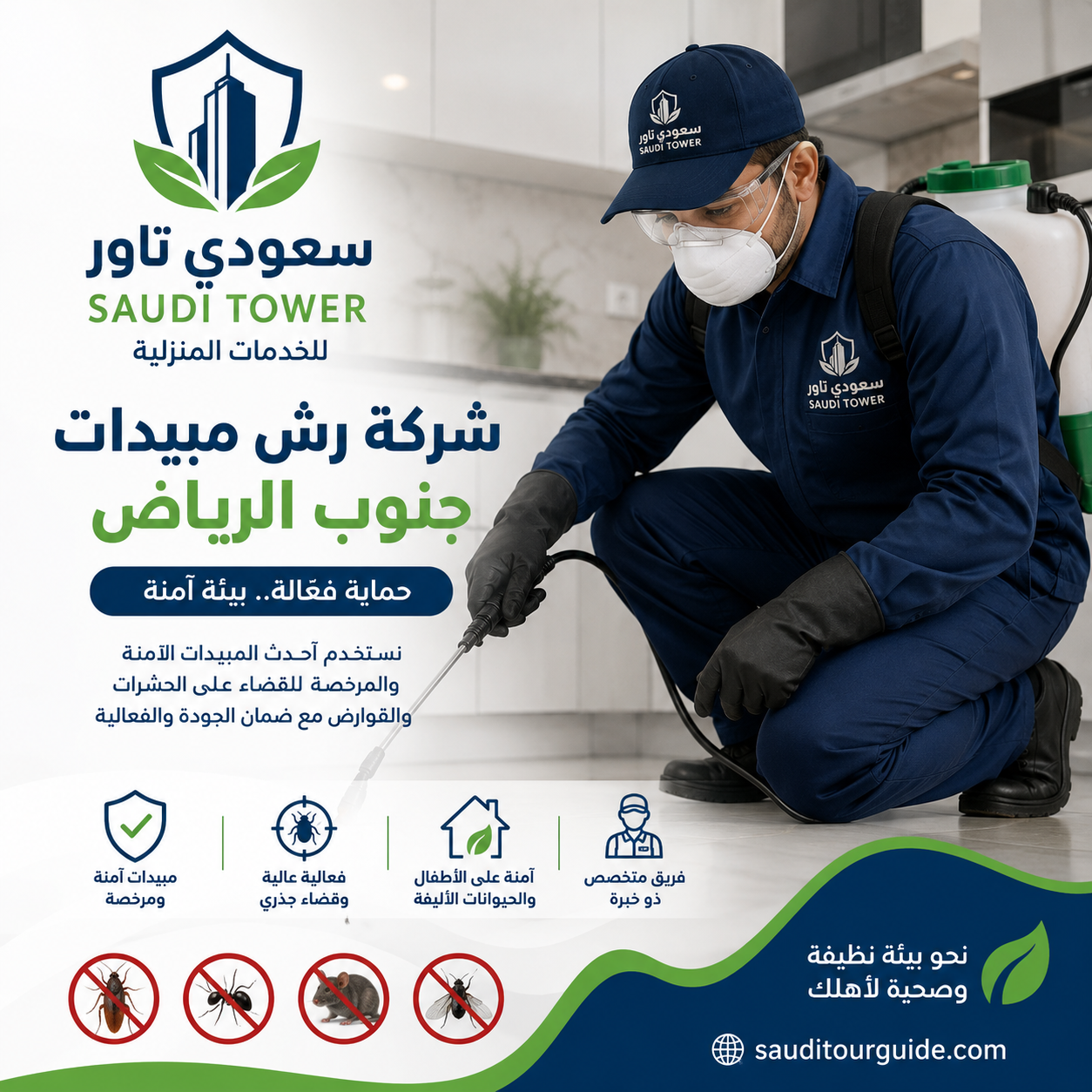 شركة رش مبيدات جنوب الرياض
