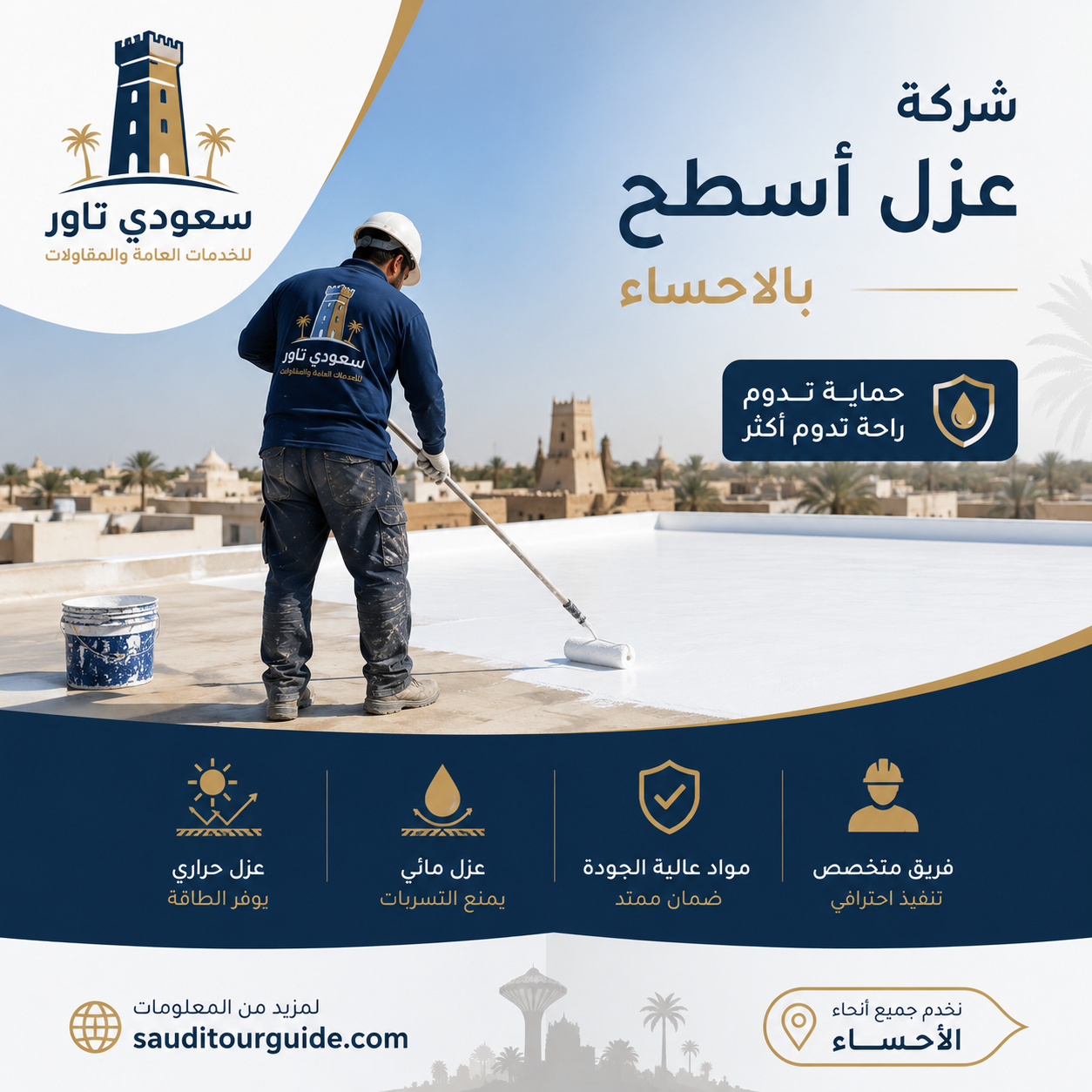 شركة عزل أسطح بالاحساء
