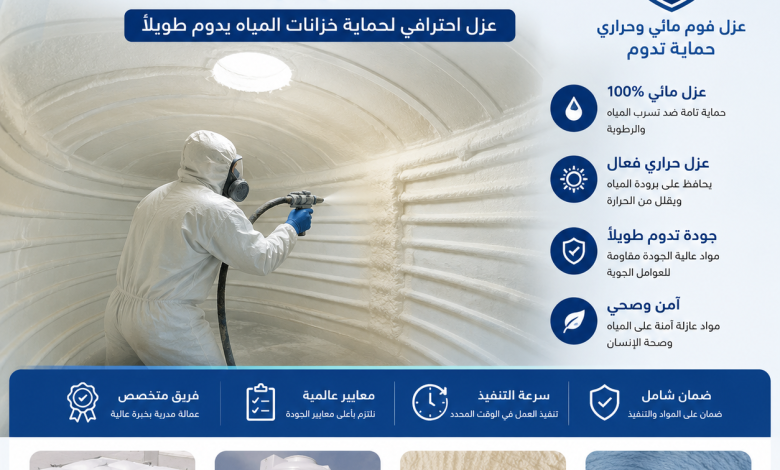 شركة عزل فوم مائي وحراري بالرياض