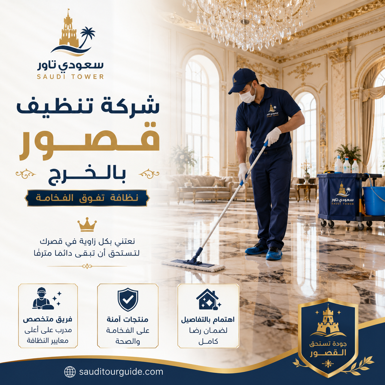 شركة تنظيف قصور بالخرج