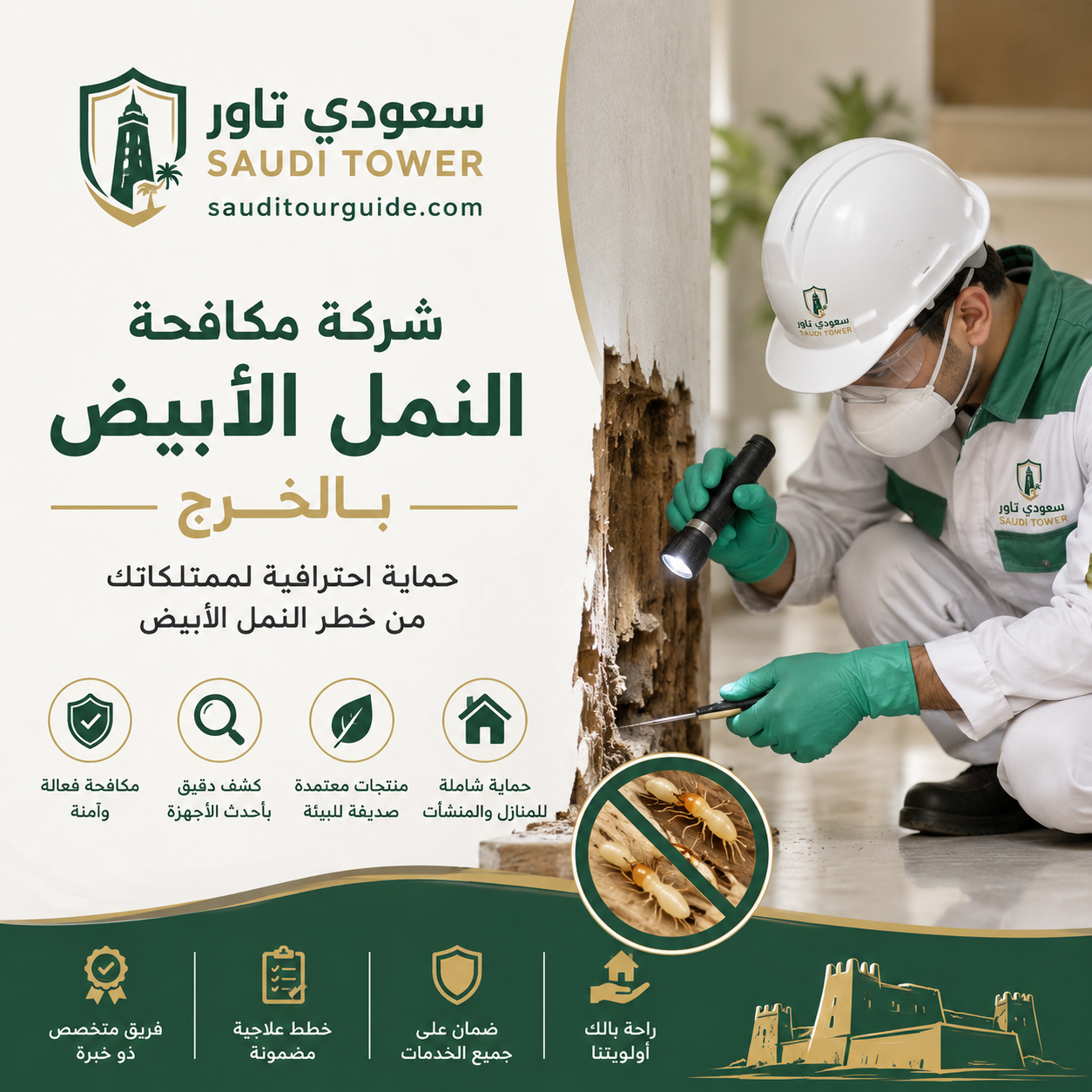 شركة مكافحة النمل الابيض بالخرج
