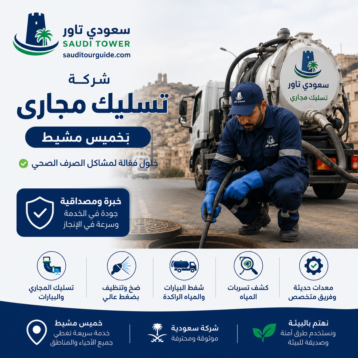 شركة تسليك مجارى بخميس مشيط