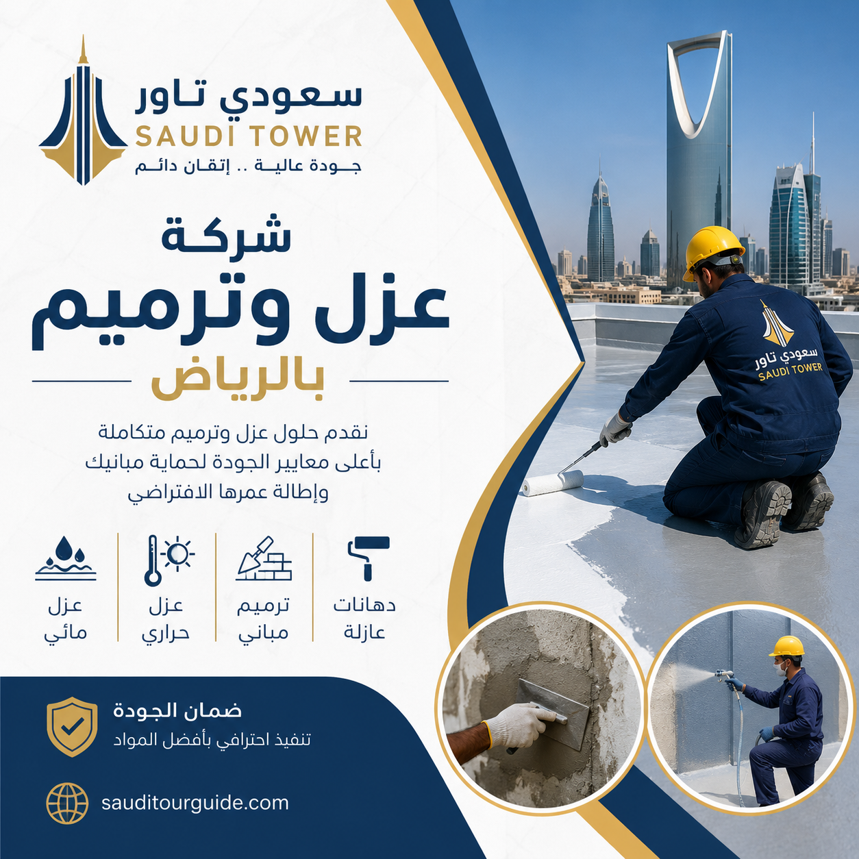 شركة عزل وترميم بالرياض