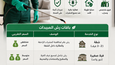 اسعار رش مبيدات بالرياض