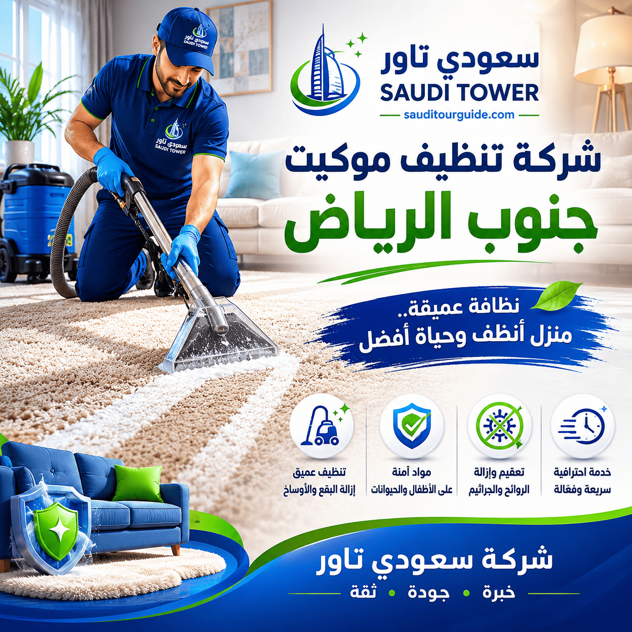 شركة تنظيف موكيت جنوب الرياض