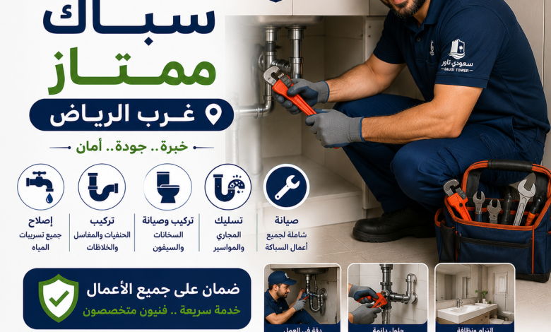 سباك ممتاز غرب الرياض