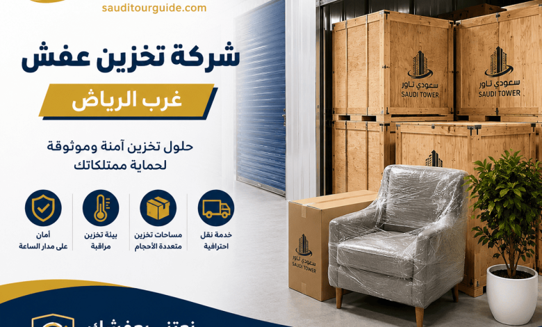 شركة تخزين عفش غرب الرياض