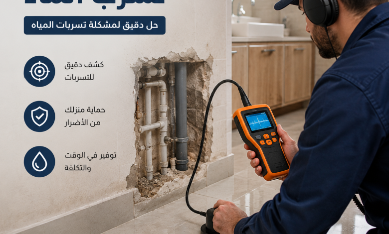 جهاز كشف تسرب الماء في المنزل