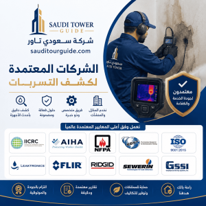 الشركات المعتمدة لكشف التسربات