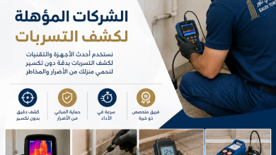 الشركات المؤهلة لكشف التسربات