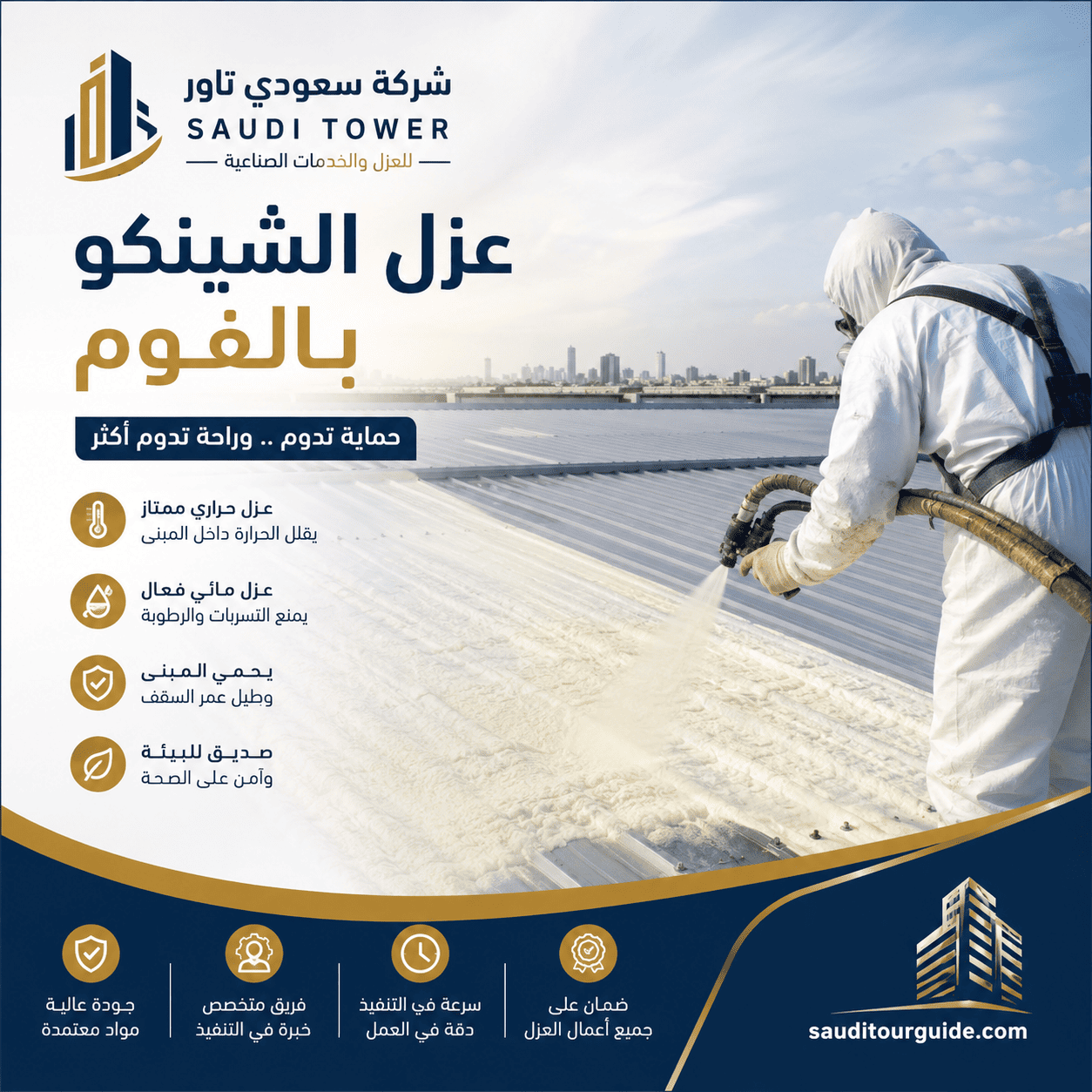 عزل الشينكو بالفوم