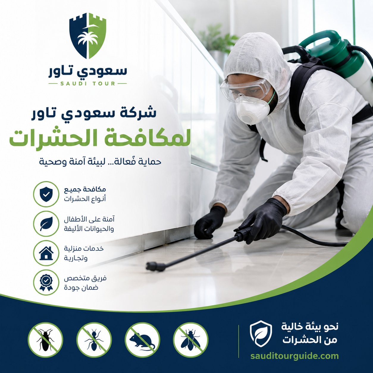 شركة مكافحة حشرات بتبوك