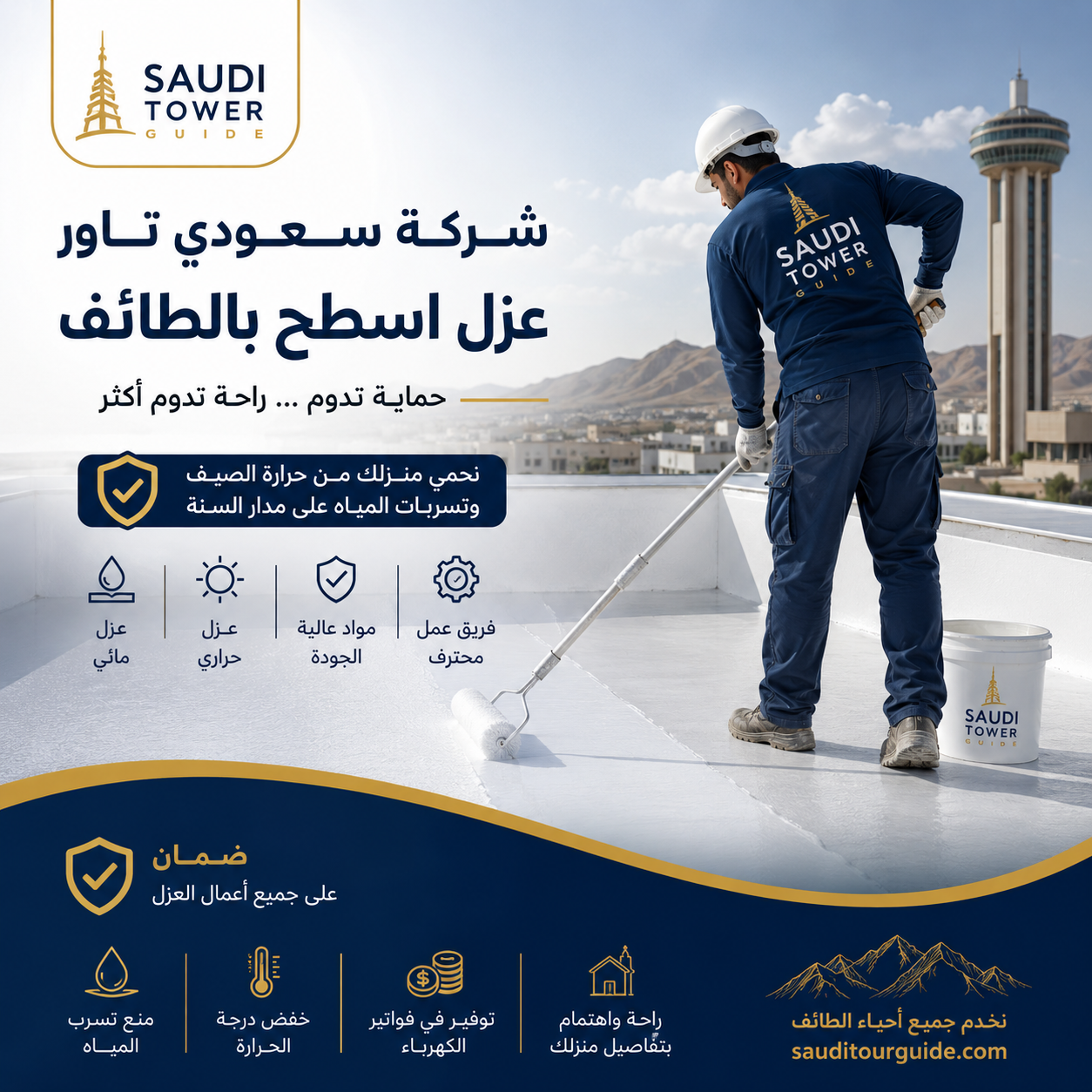 شركة عزل اسطح بالطائف