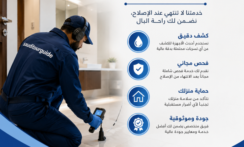 كشف تسربات المياه مجانا