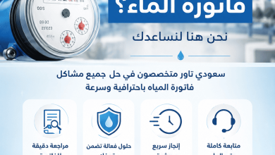 عندي مشكلة في فاتورة الماء