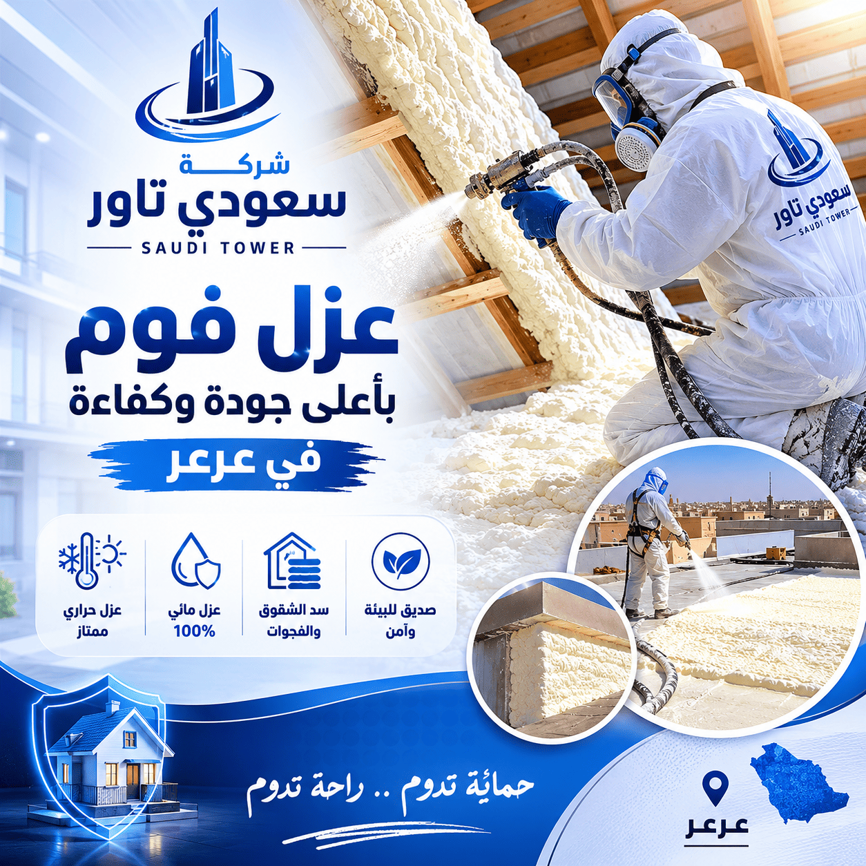 شركة عزل فوم بعرعر