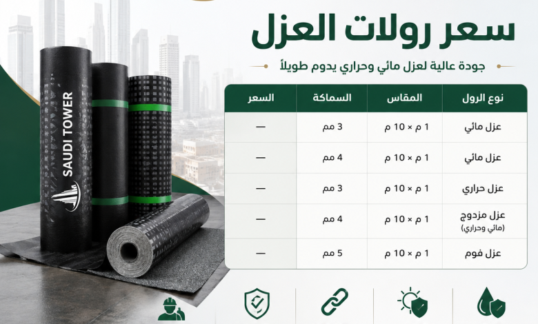سعر رولات العزل