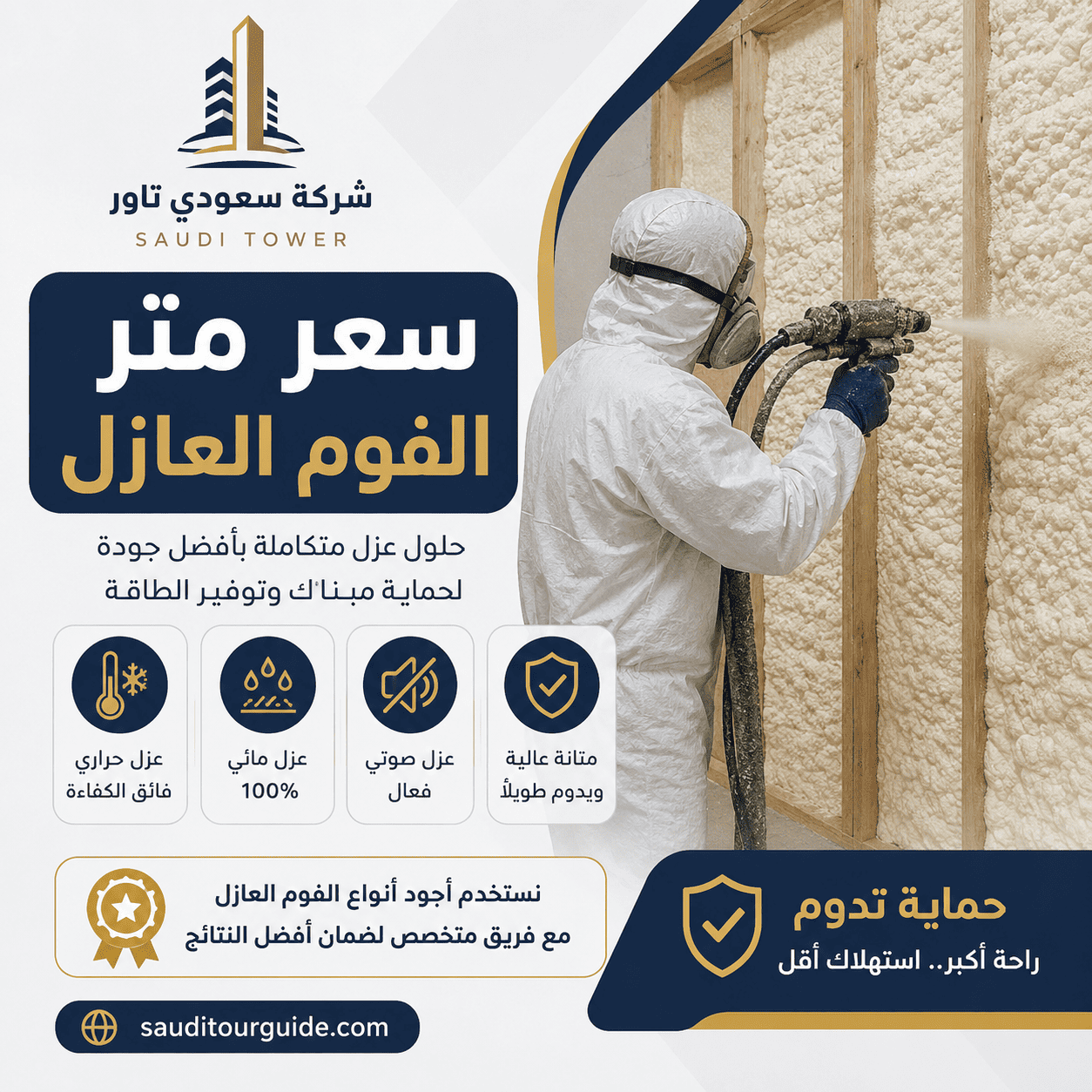 سعر متر الفوم العازل