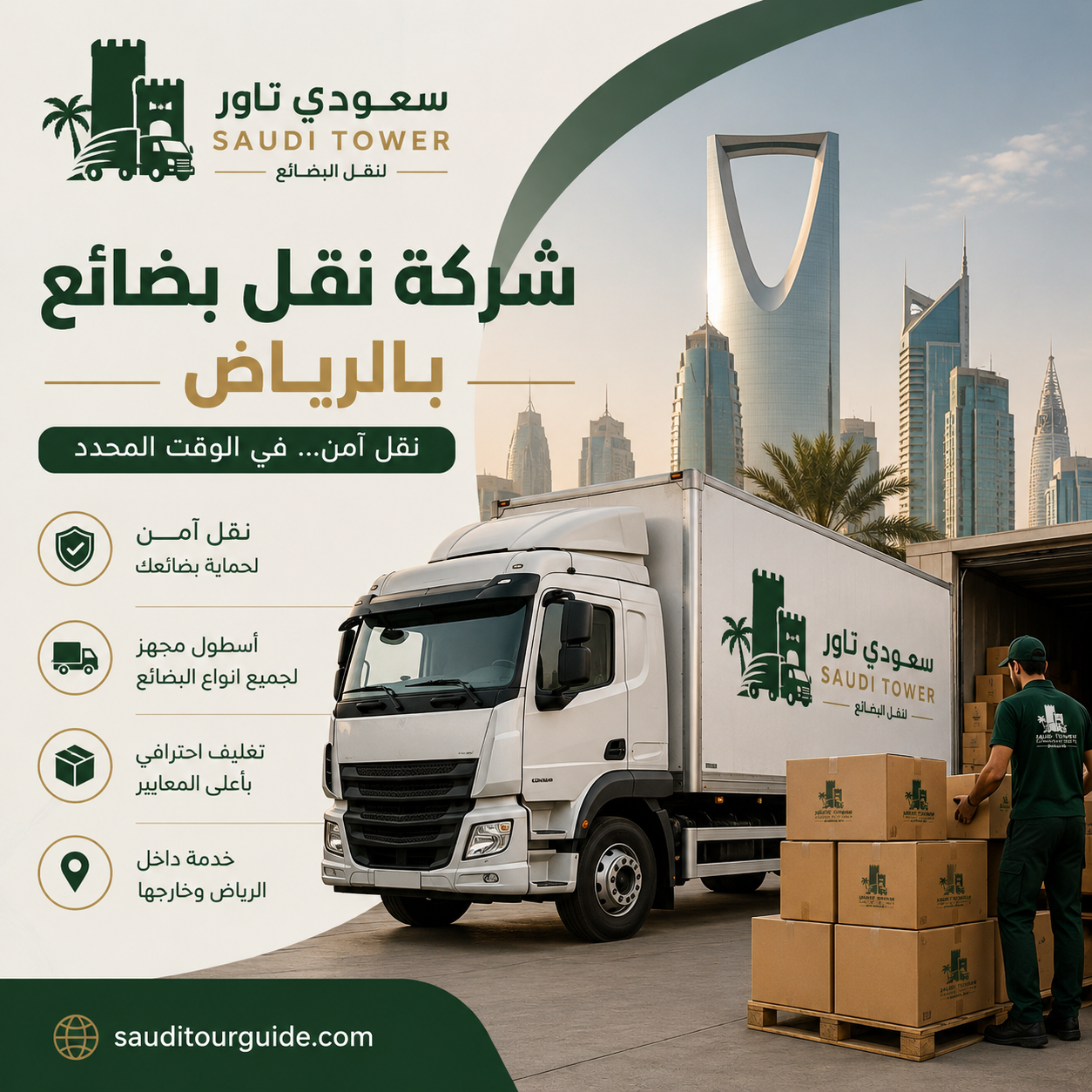 شركة نقل بضائع بالرياض
