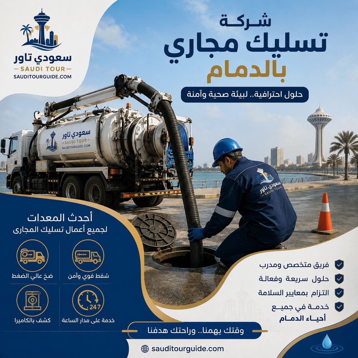 شركة تسليك مجارى بالدمام