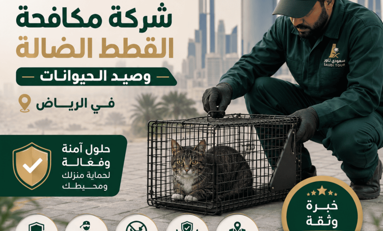 شركة مكافحة القطط الضالة بالرياض