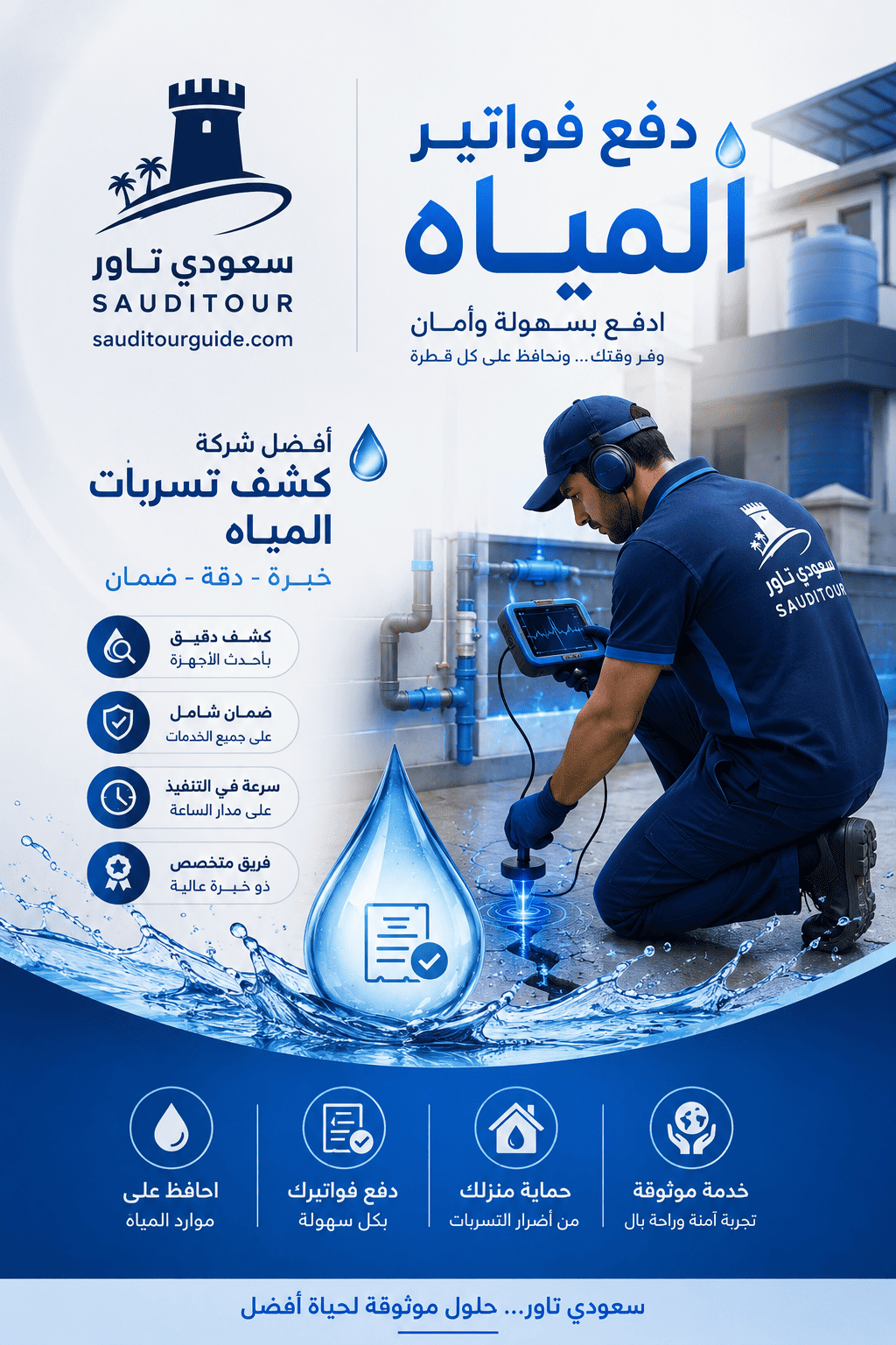 دفع فواتير المياه