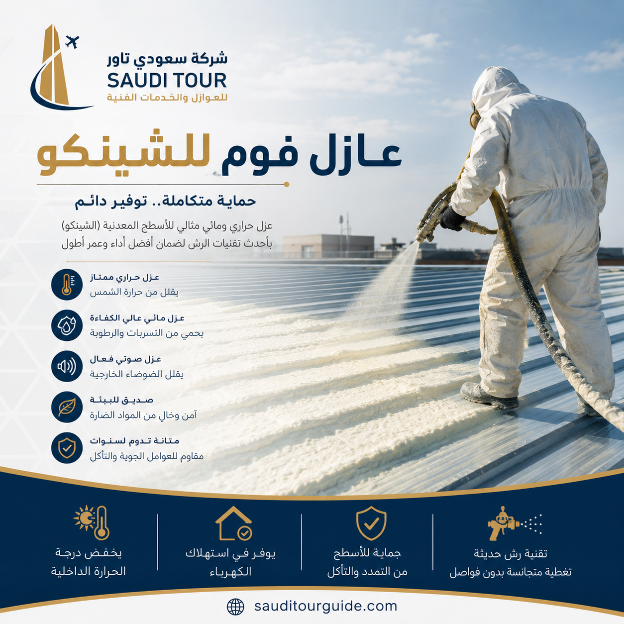 عازل فوم للشينكو
