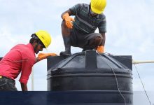 جهاز تنظيف خزانات المياه