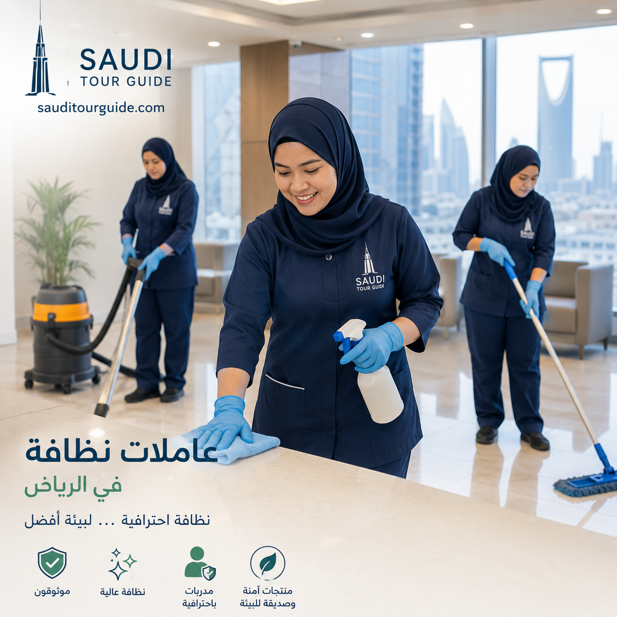 عاملات نظافة في الرياض