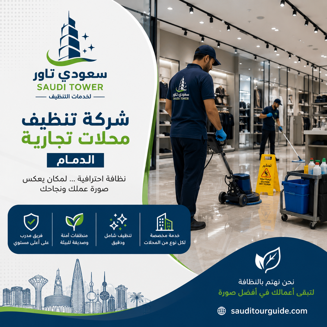 شركة تنظيف محلات تجارية الدمام