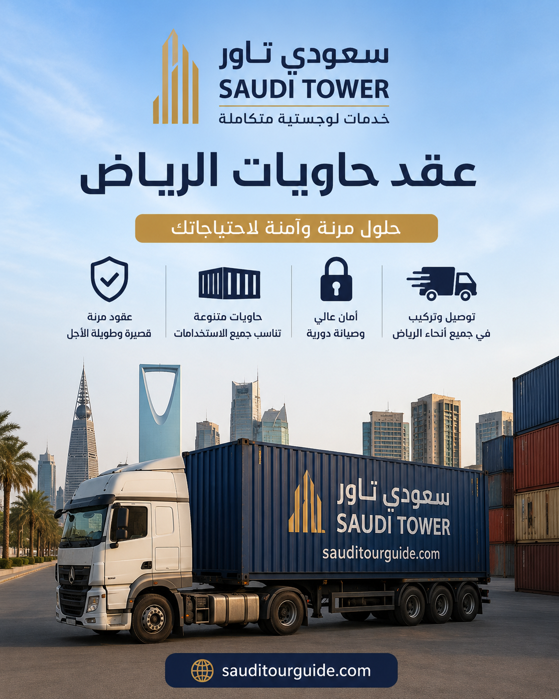 عقد حاويات الرياض