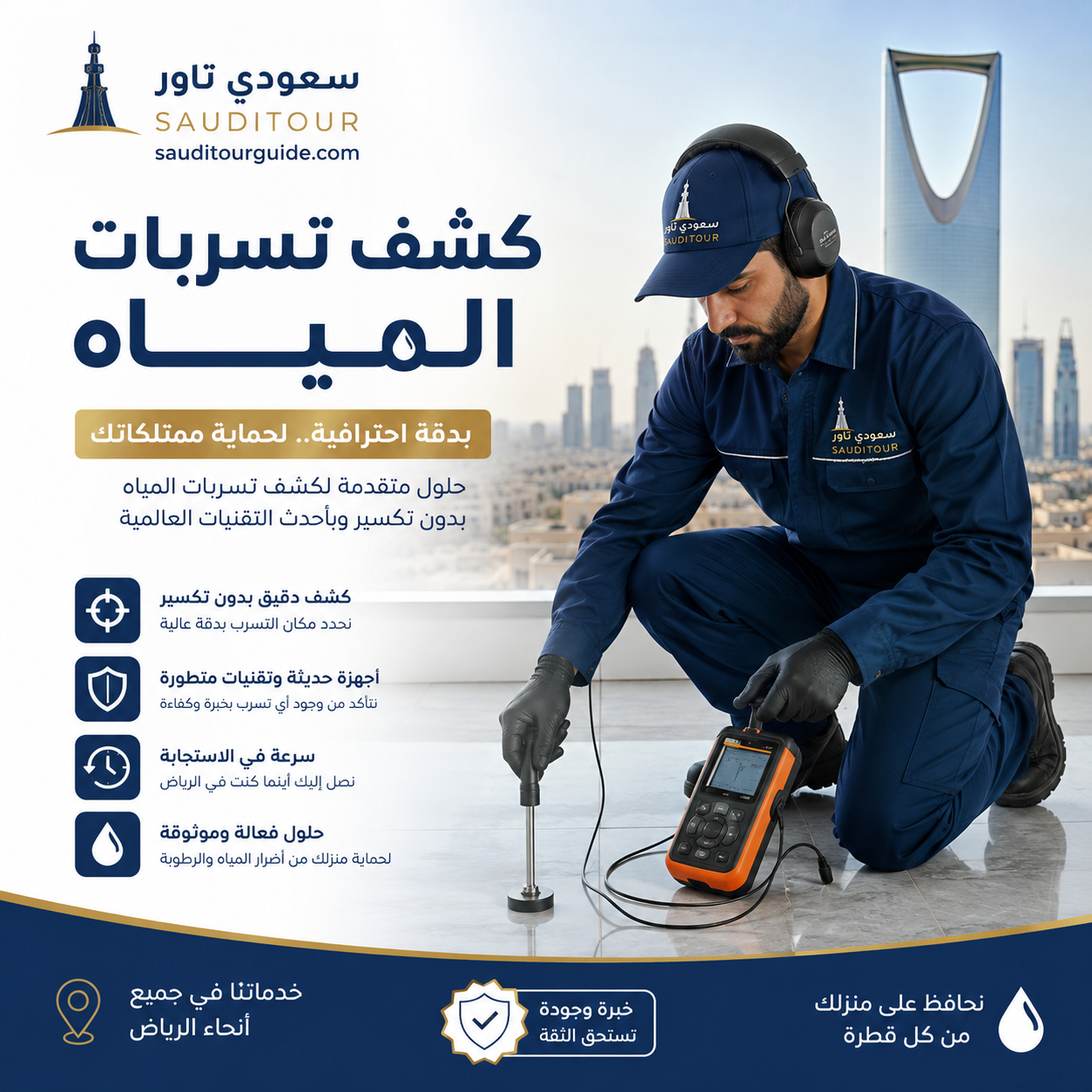 Water leak detection company in Riyadh