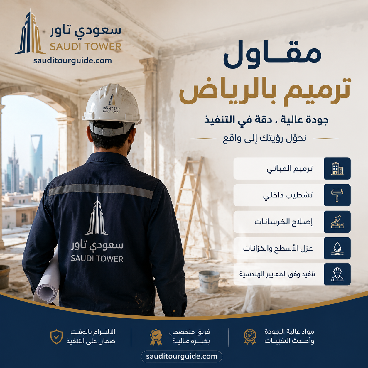 مقاول ترميم بالرياض