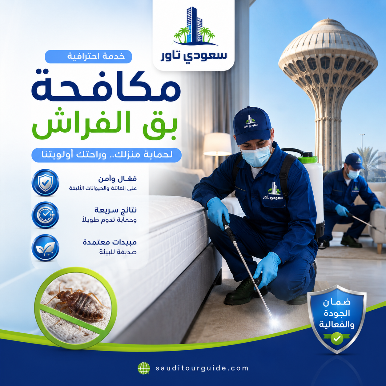 شركة مكافحة بق الفراش بحائل
