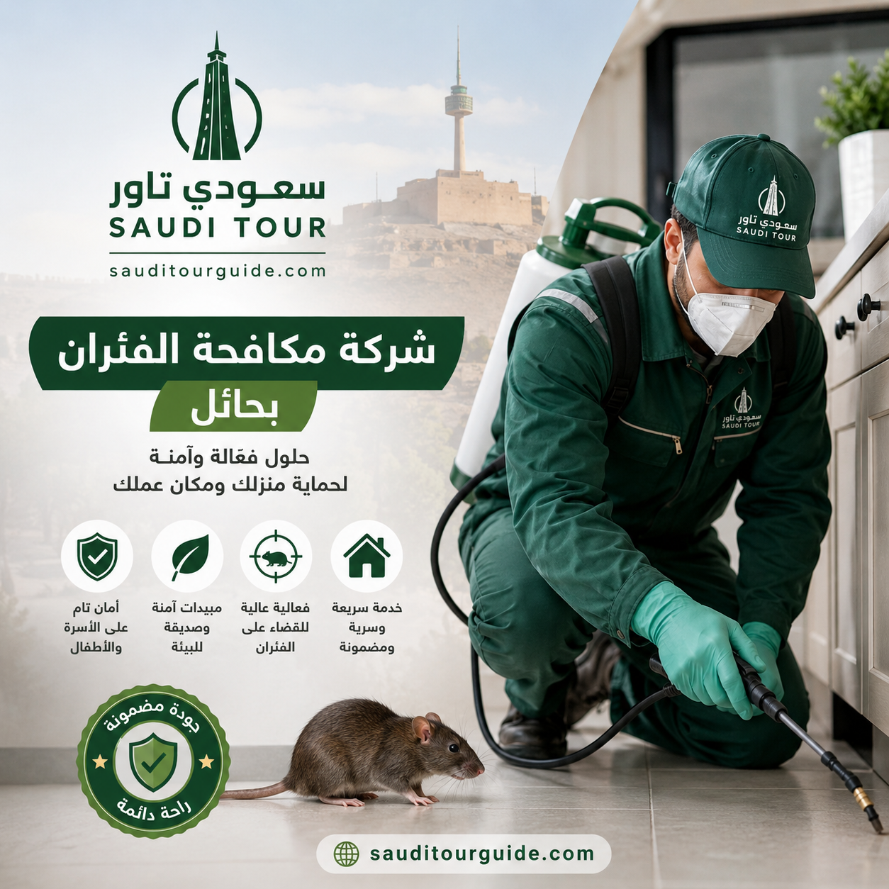 شركة مكافحة الفئران بحائل