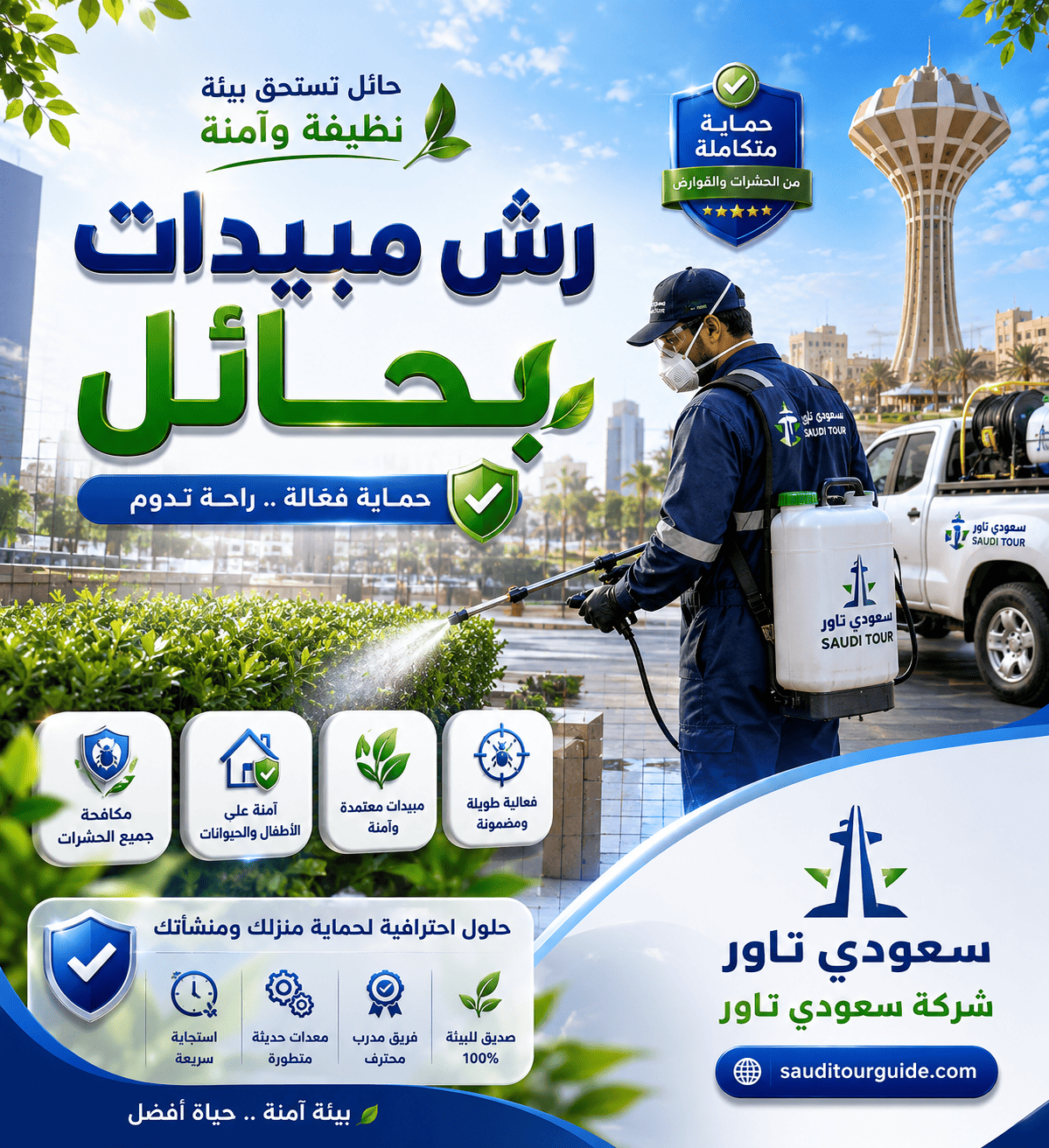 شركة رش مبيدات بحائل