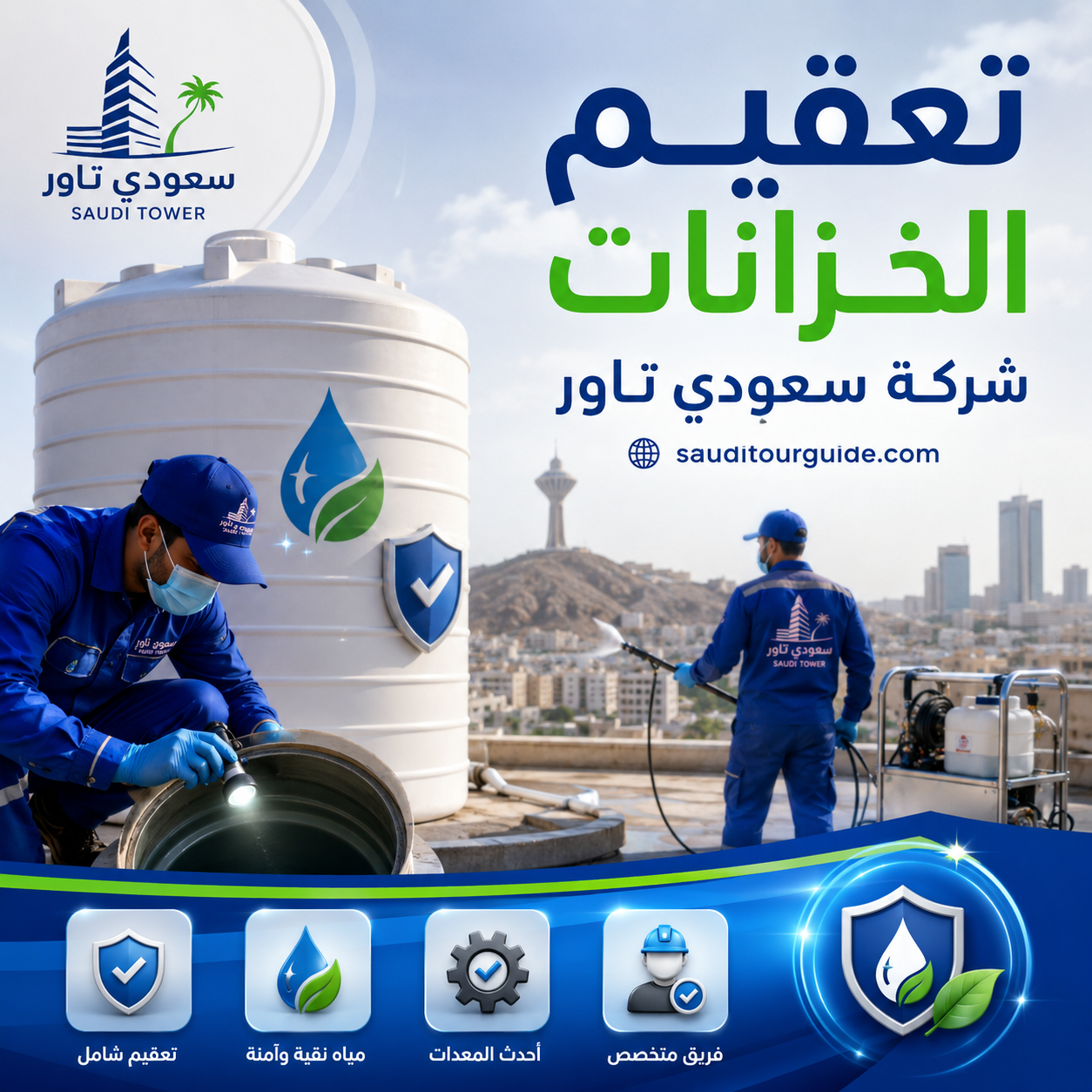 شركة تعقيم خزانات بحائل