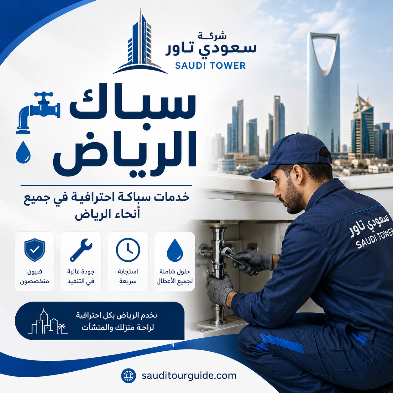 رقم سباك الرياض