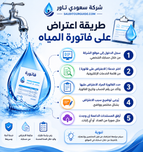 طريقة اعتراض على فاتورة المياه